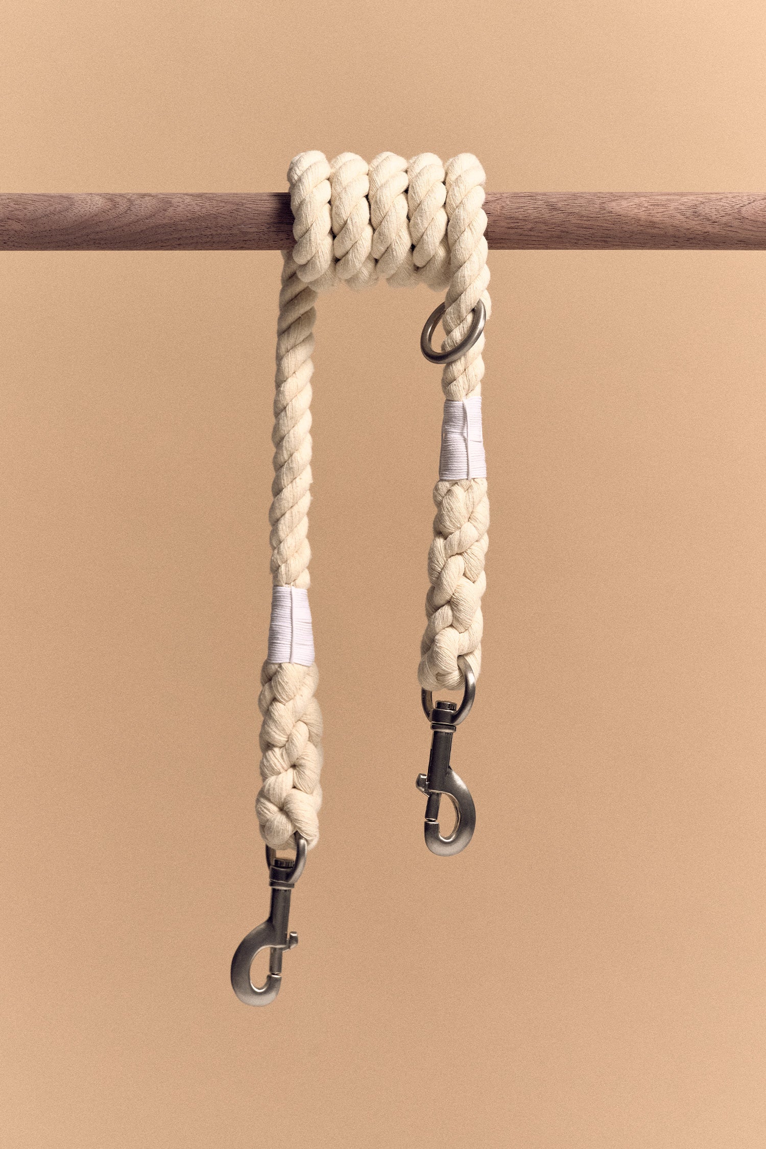 Dog Walking Bag &amp; Leash Set - Cream